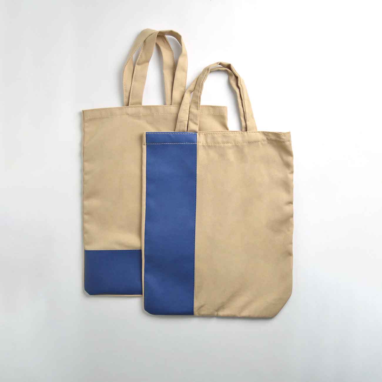 Packaging-bolsas de tela con franja azul
