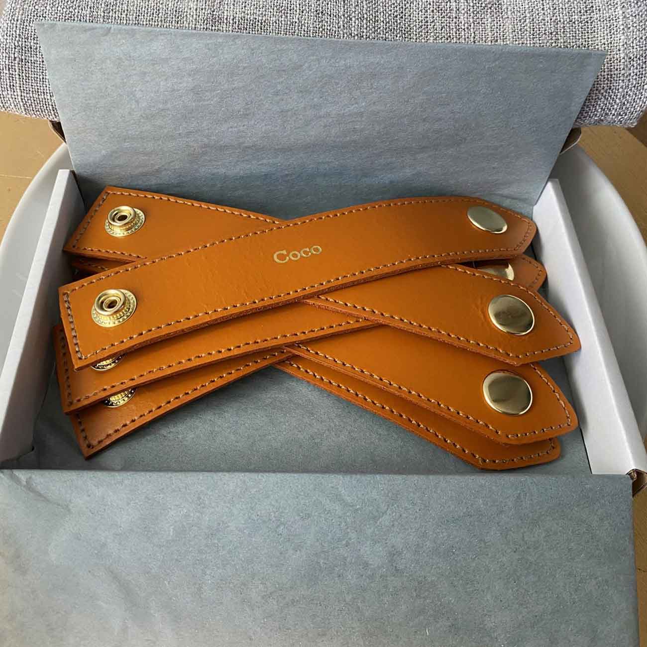 Porta servilleteros de piel